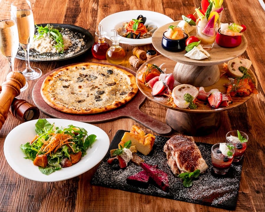 華やかなイタリアンの饗宴のイメージ画像